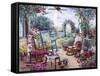 Tea Party-Barbara Mock-Framed Stretched Canvas