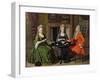 Tea Party-Nicolaes Verkolje-Framed Giclee Print