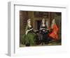 Tea Party-Nicolaes Verkolje-Framed Giclee Print