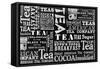 Tea Pattern-null-Framed Stretched Canvas