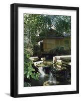 Tea Pavilion, the Museum's Garden Buddhist Pantheon-null-Framed Giclee Print