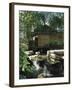 Tea Pavilion, the Museum's Garden Buddhist Pantheon-null-Framed Giclee Print