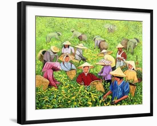 Tea Picking Girl, 1994-Komi Chen-Framed Giclee Print