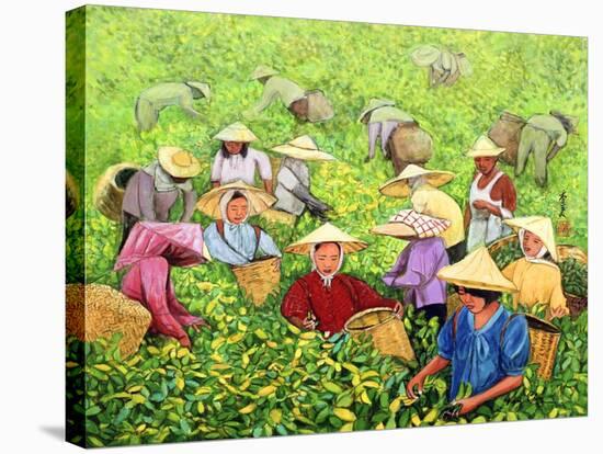 Tea Picking Girl, 1994-Komi Chen-Stretched Canvas