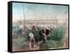 Tea Picking, Japan-null-Framed Stretched Canvas