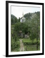 Tea Plantations and Almond Blossom in Coastal Region, Trabzon Area, Anatolia, Turkey-Adam Woolfitt-Framed Photographic Print