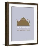 Tea Poster Green-NaxArt-Framed Art Print