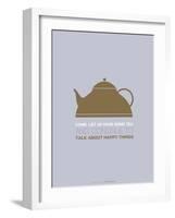 Tea Poster Green-NaxArt-Framed Art Print