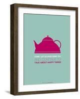 Tea Poster Pink-NaxArt-Framed Art Print