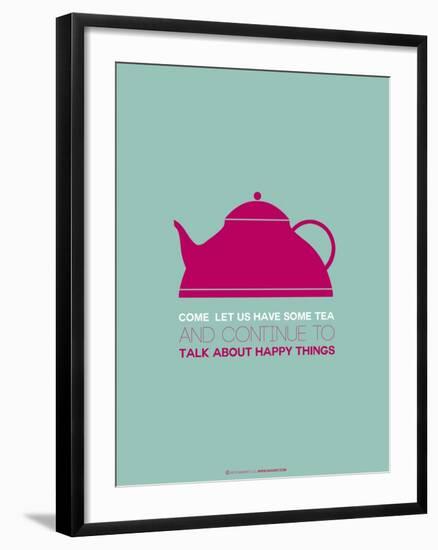 Tea Poster Pink-NaxArt-Framed Art Print