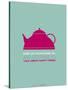 Tea Poster Pink-NaxArt-Stretched Canvas