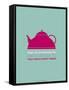 Tea Poster Pink-NaxArt-Framed Stretched Canvas