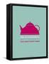 Tea Poster Pink-NaxArt-Framed Stretched Canvas