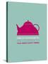 Tea Poster Pink-NaxArt-Stretched Canvas