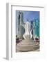 Tea Pot Sculpture, West Bay Central Financial District, Doha, Qatar, Middle East-Frank Fell-Framed Photographic Print