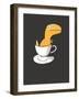 Tea Rex-Michael Buxton-Framed Art Print