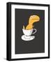 Tea Rex-Michael Buxton-Framed Art Print