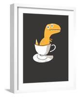 Tea Rex-Michael Buxton-Framed Art Print