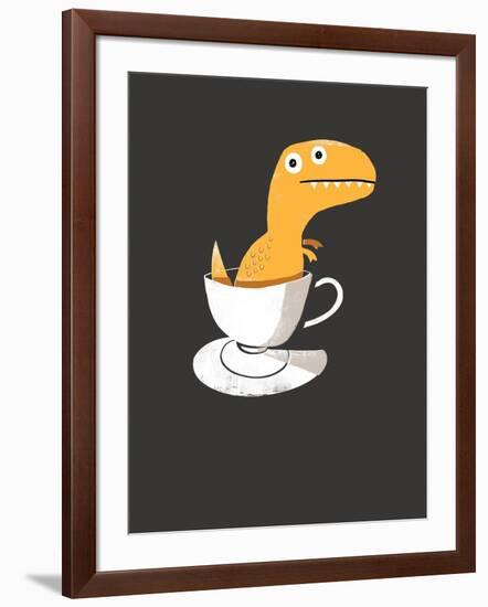 Tea Rex-Michael Buxton-Framed Art Print