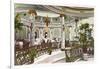 Tea Room, Fairmont Hotel, San Francisco, California-null-Framed Art Print