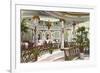 Tea Room, Fairmont Hotel, San Francisco, California-null-Framed Art Print