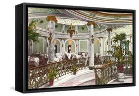 Tea Room, Fairmont Hotel, San Francisco, California-null-Framed Stretched Canvas