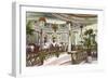 Tea Room, Fairmont Hotel, San Francisco, California-null-Framed Art Print