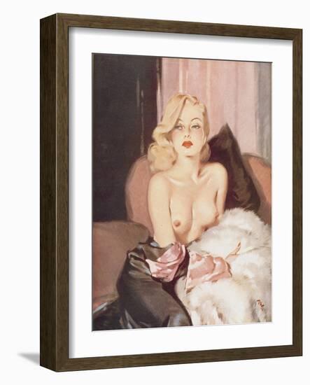 Tea Rose-David Wright-Framed Art Print