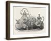 Tea Service of Californian Gold-null-Framed Giclee Print