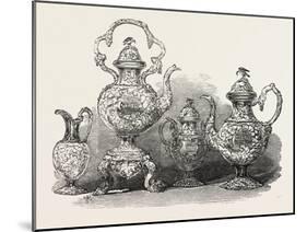 Tea Service of Californian Gold-null-Mounted Giclee Print