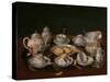 Tea Set, 1781-1783-Jean-Étienne Liotard-Stretched Canvas