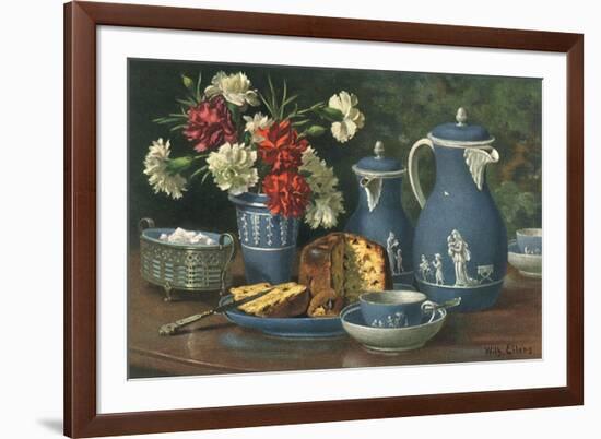 Tea Set Still Life, 1910-null-Framed Giclee Print