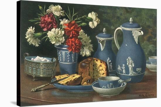 Tea Set Still Life, 1910-null-Stretched Canvas