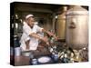 Tea Stall, Peshawar, North West Frontier Province, Pakistan-Doug Traverso-Stretched Canvas