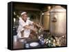 Tea Stall, Peshawar, North West Frontier Province, Pakistan-Doug Traverso-Framed Stretched Canvas