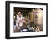 Tea Stall, Peshawar, North West Frontier Province, Pakistan-Doug Traverso-Framed Photographic Print