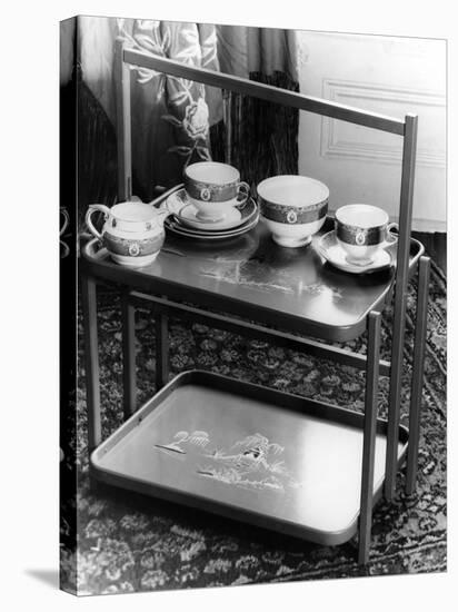 Tea Stand 1930S-Elsie Collins-Stretched Canvas