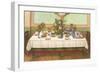 Tea Table Setting-null-Framed Art Print