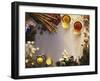 Tea, Tea Leaves, Spices, Sugar Crystals, Lemons and Limes-Peter Rees-Framed Photographic Print