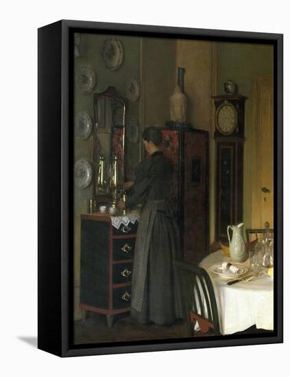Tea-Time, 1898-Valdemar Kornerup-Framed Stretched Canvas