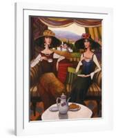 Tea Time, Center Panel-T^ C^ Chiu-Framed Art Print