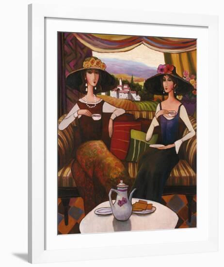 Tea Time, Center Panel-T^ C^ Chiu-Framed Art Print