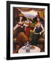 Tea Time, Center Panel-T^ C^ Chiu-Framed Art Print