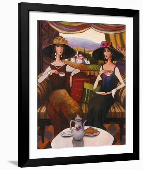 Tea Time, Center Panel-T^ C^ Chiu-Framed Art Print