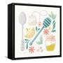 Tea Time III-Gia Graham-Framed Stretched Canvas