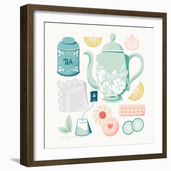 Tea Time IV-Gia Graham-Framed Art Print