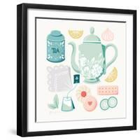 Tea Time IV-Gia Graham-Framed Art Print