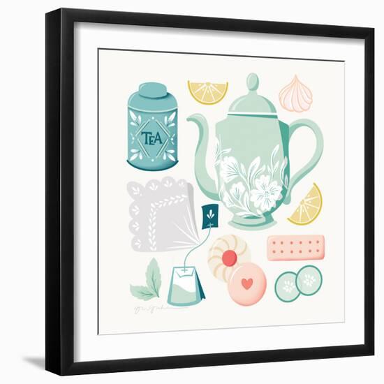 Tea Time IV-Gia Graham-Framed Art Print