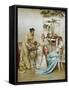 Tea Time Tales-Joseph Frederic Soulacroix-Framed Stretched Canvas