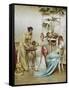 Tea Time Tales-Joseph Frederic Soulacroix-Framed Stretched Canvas